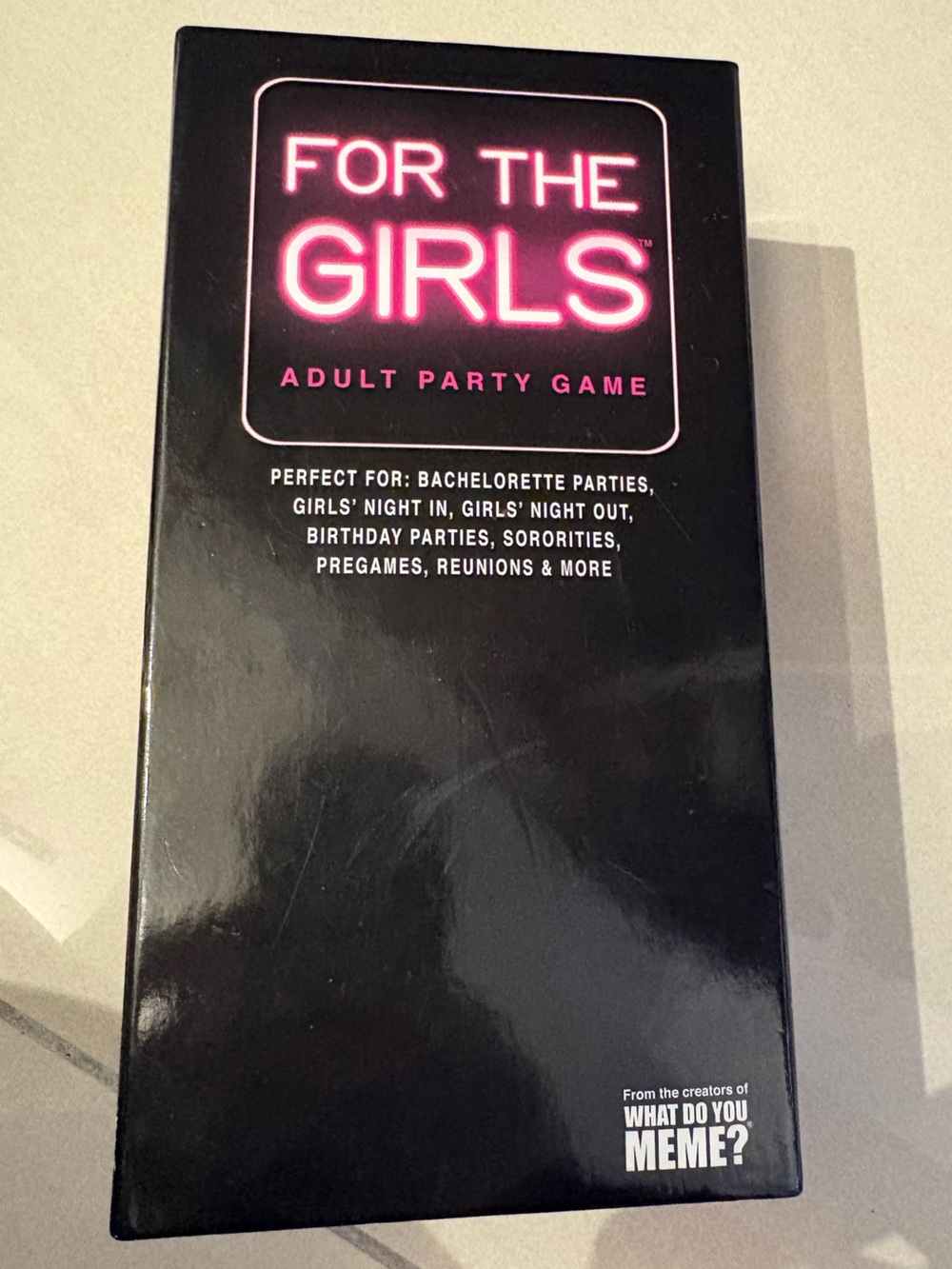 2/$15: FOR THE GIRLS party game